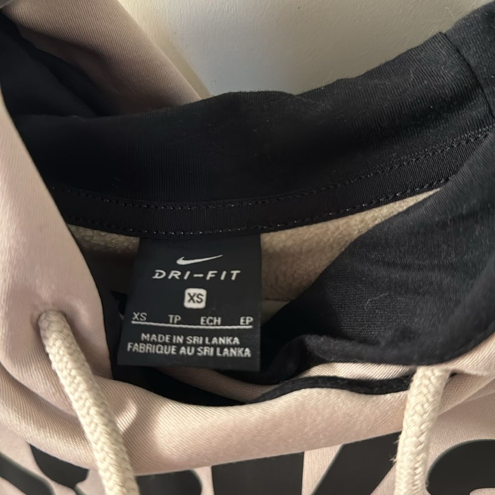Nike Tan Dri Fit Hoodie Size XS - Picture 5 of 6